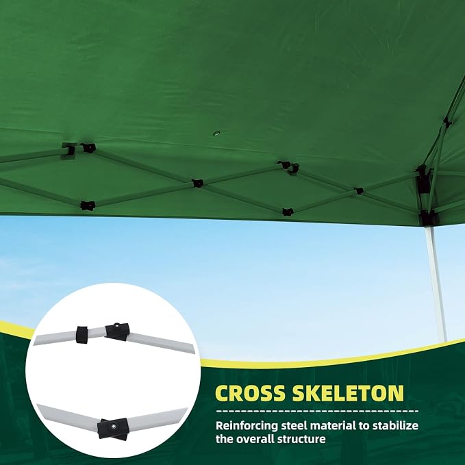 10x10 Heavy Duty Pop up Commercial Canopy Tent Instant Sun Shelter - Image 7