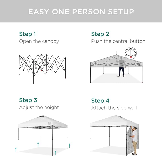Best Choice Products 10x10ft Pop Up Canopy Tent - Image 3