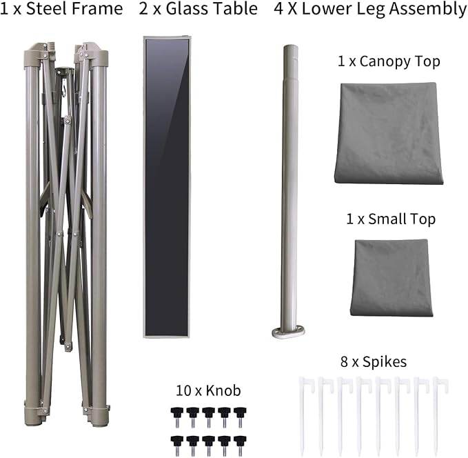 Crown Shades 8x5 Grill Gazebo - Image 8
