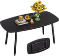 WOHOMO Folding Coffee Table 39.3'' Black Coffee Tables by WOHOMO