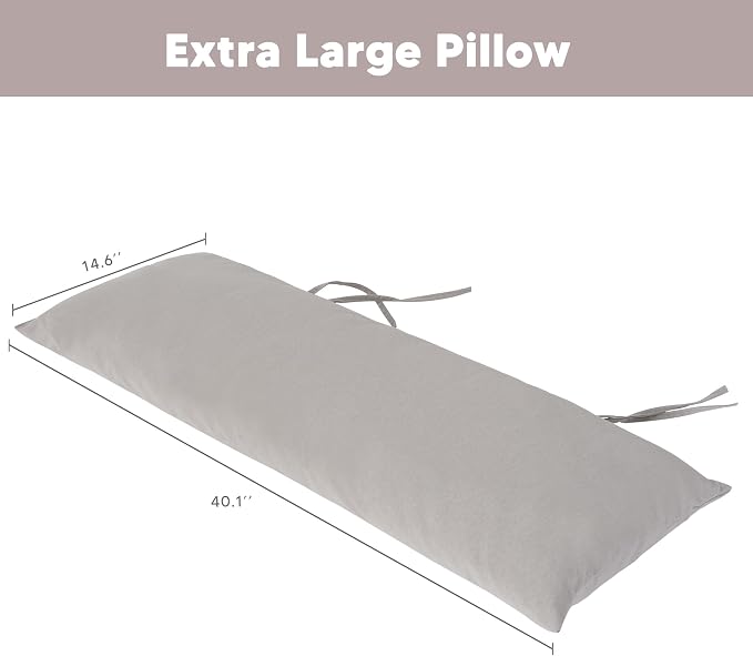 SUNCREAT Detachable Extra Large Outdoor Hammock Pillow - Image 4