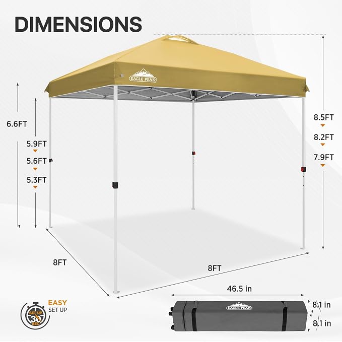 EAGLE PEAK Pop Up Canopy Tent - Image 3