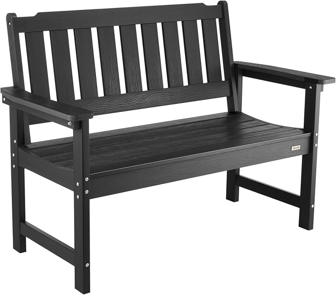 VEVOR Outdoor Bench, 50.5 inch, 800 lbs Weight Capacity by VEVOR