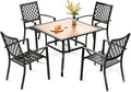 PHI VILLA 5 Pieces Outdoor Dining Set by PHIVILLAThepioneerofcomfortablehouseholdsupplies