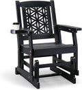 VINGLI Fir Wood Outdoor Glider by VINGLI