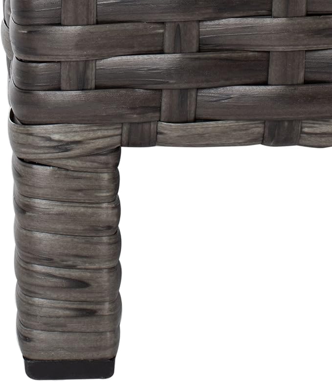Safavieh Outdoor Collection Cadeo Grey Brown/White Cushion Daybed PAT7500C - Image 15