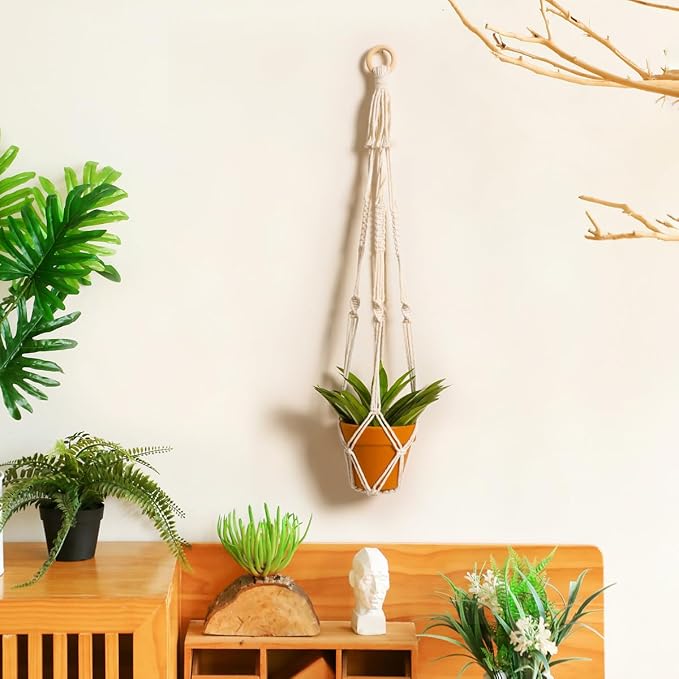 Artilady Plant Hanger Indoor Macrame Hanging Planters - Image 2
