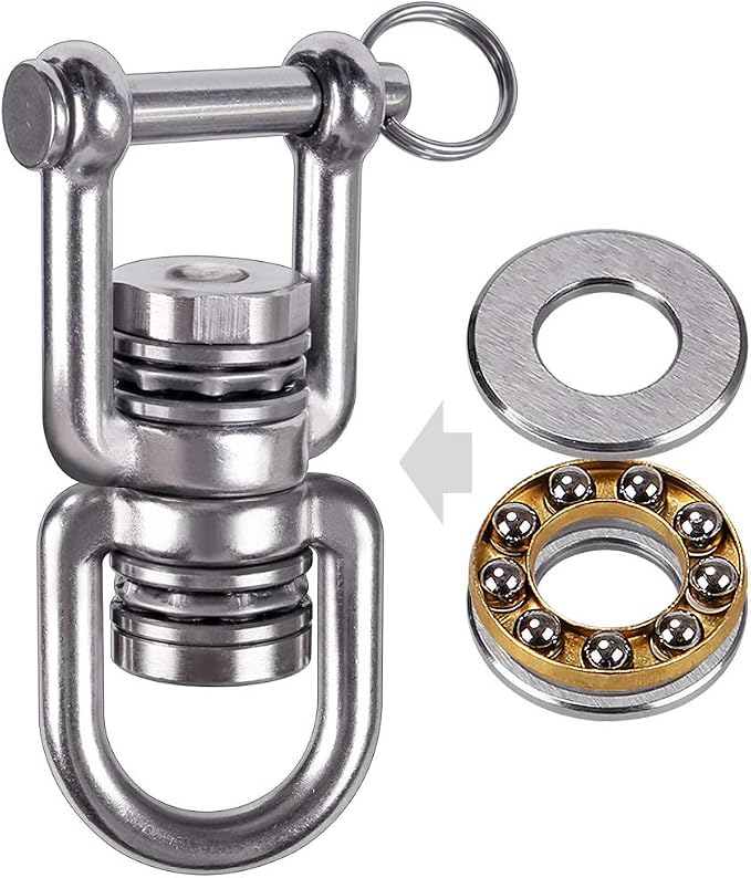 BeneLabel Swing Swivel with 2 Bearing, 360° Rotation, 770LB Capacity, Safest by BeneLabel