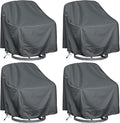 Outdoor Swivel Lounge Chair Cover 4 Pack, Waterproof Heavy Duty Outdoor Chair by HI%C2%B7%C2%B7%C2%B7YOURCOVER
