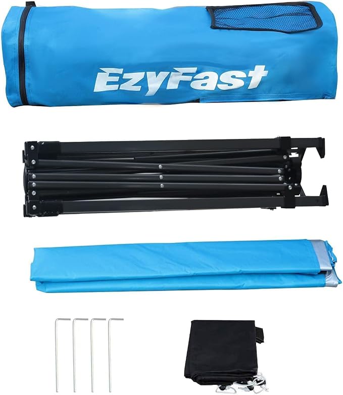 EzyFast Ultra Compact Backpack Canopy, Pop Up Shelter, Portable Sports Cabana - Image 8