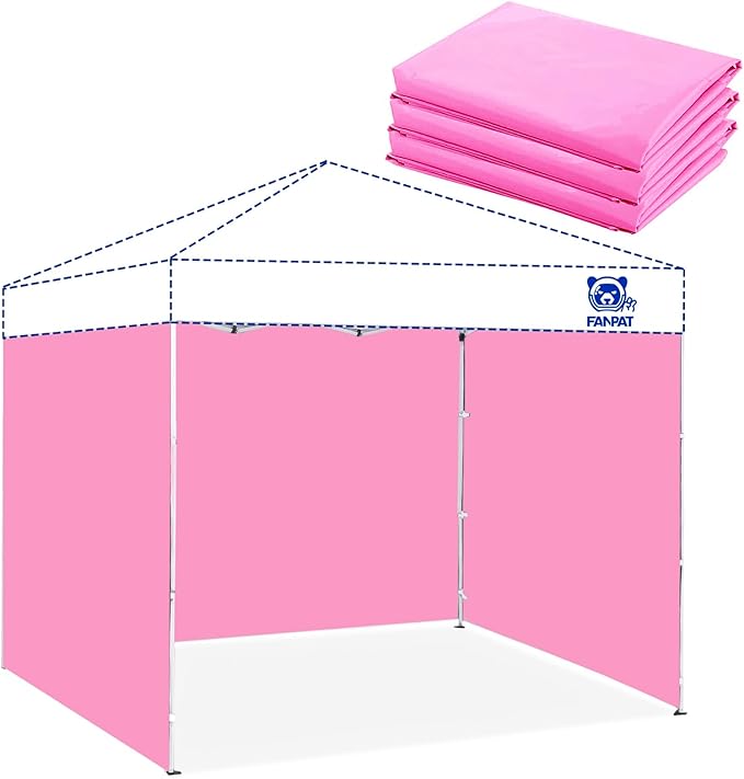 3PCS Canopy Sidewalls for 10x10 Pop Up Canopy Tent Waterproof, 99% UV Protection by FANPATUS