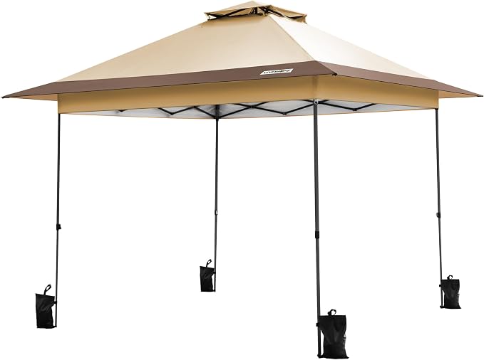VIVOHOME10x10ft Pop Up Canopy Tent One Push Setup Outdoor Portable Shelter Tent by VIVOHOME