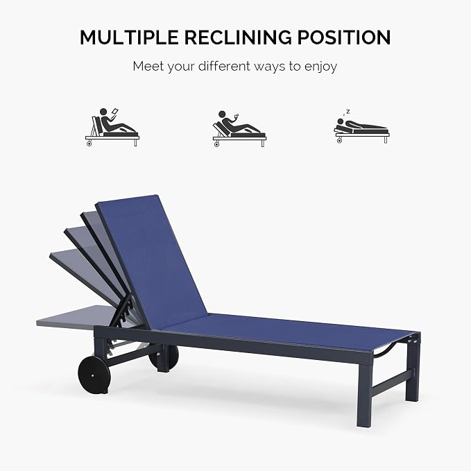 PURPLE LEAF Outdoor Chaise Lounge - Image 7