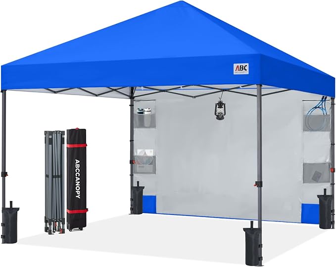 ABCCANOPY Pop Up Canopy with Sidewall, 10x10 Outdoor Canopy Tent with Storage by ABCCANOPY