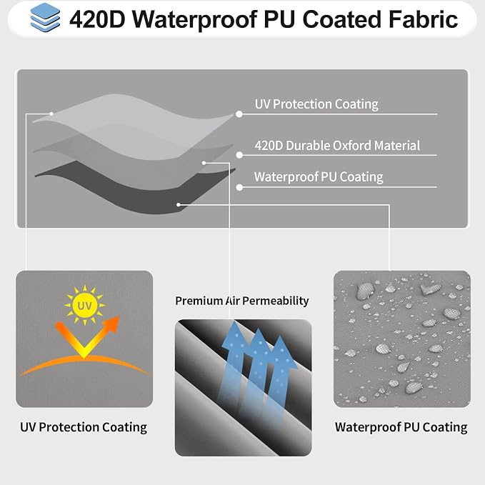 OutdoorLines Waterproof Curved Outdoor Sectional Cover - Image 3