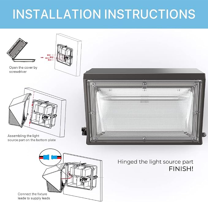 HYPERLITE 120W LED Wall Pack Light - Image 3