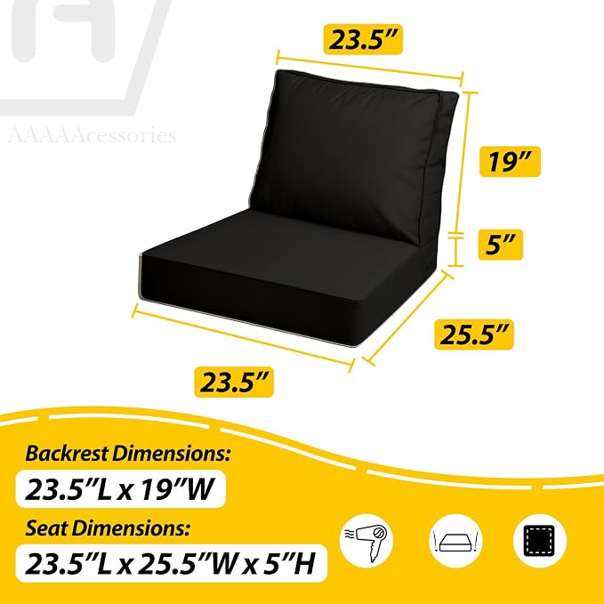 AAAAAcessories Outdoor Deep Seat Cushions - Image 5