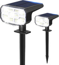 Solar Lights Outdoor Waterproof IP65, Super Bright LED, 6500K 2 Lighting Modes by JEJOT
