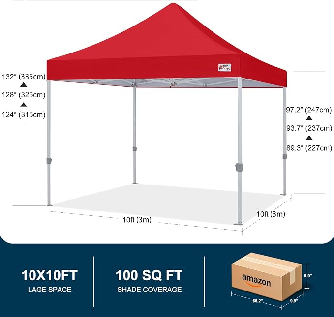 MASTERCANOPY Pop Up Canopy Tent Commercial Grade 10x10 Instant Shelter - Image 5