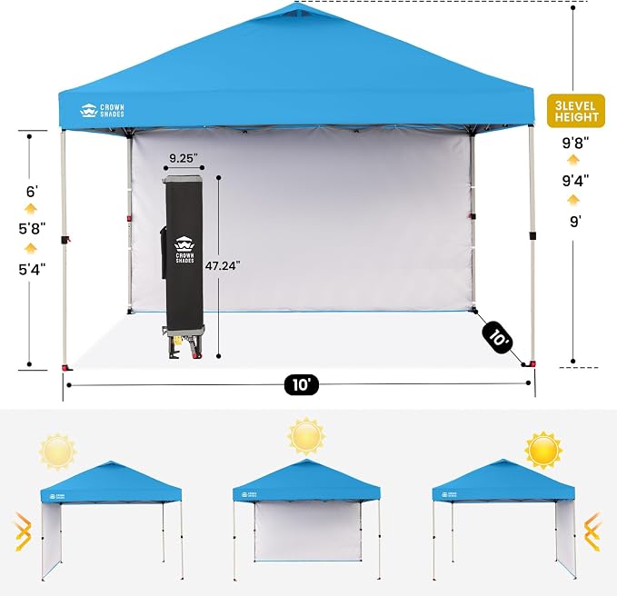 CROWN SHADES 10x10 Pop Up Canopy - Image 3