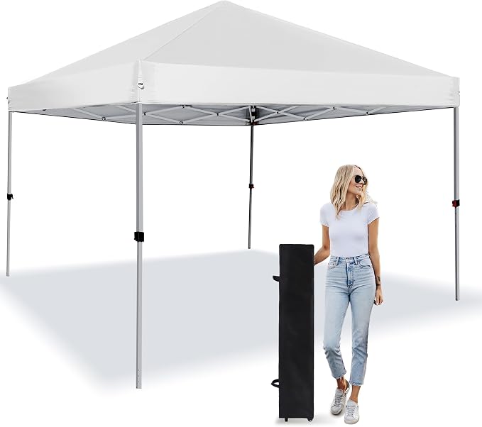 Pop Up Canopy Tent 8X8 FT, Easy Set-up Sade, Instant Shelter w/Canopy Cover by LANMOUNTAIN