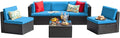 Devoko Patio Furniture Sets 6 Pieces Outdoor Sectional Rattan Sofa Manual by DEVOKO