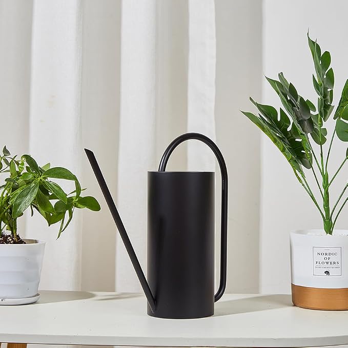 Watering Can for Indoor Plants, 50 oz/1.5L Stainless Steel Watering Can Pot - Image 3