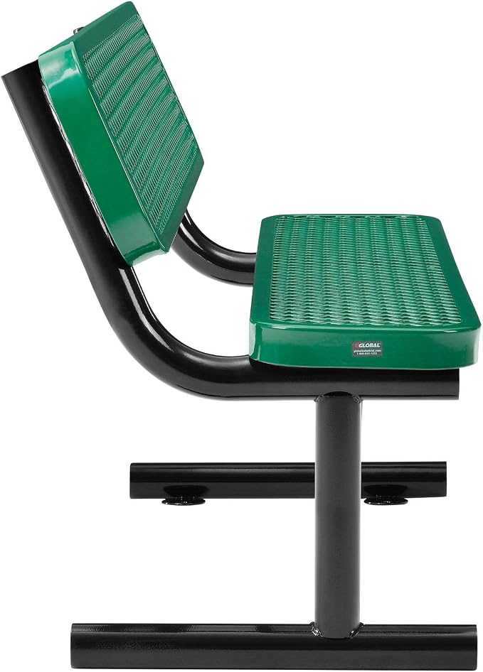 Global Industrial 4'L Heavy Duty Expanded Metal Mesh Bench - Image 9