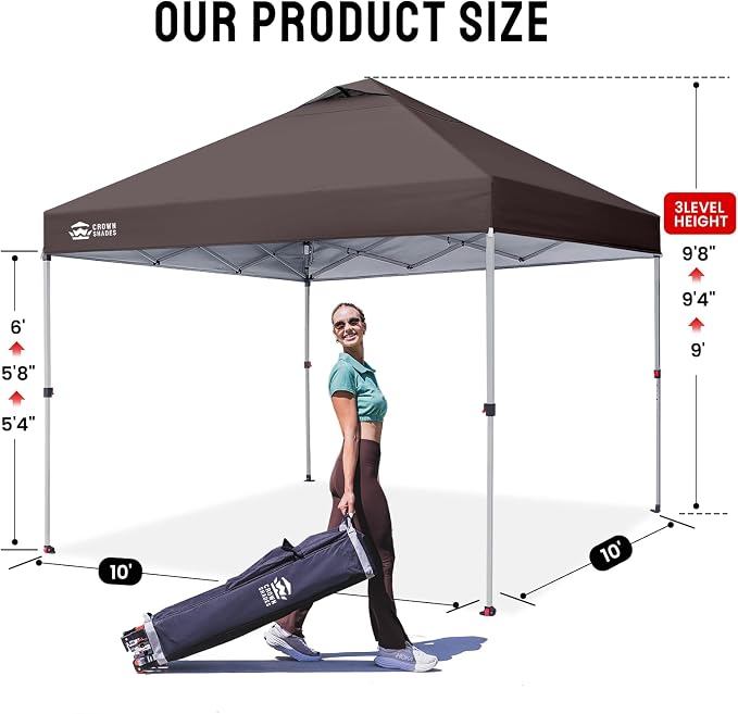 CROWN SHADES 10x10 Pop Up Canopy - Image 6