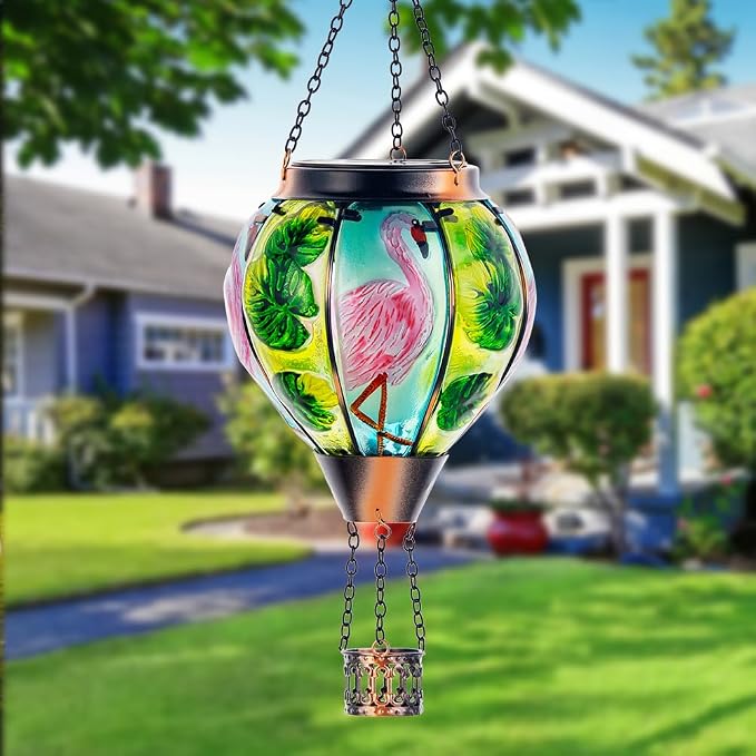 Starsoul Flamingo Hot Air Balloon Solar Lantern Solar Hot Air Balloon - Image 8