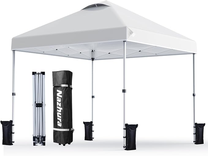 Nazhura 10' x 10' Pop Up Canopy Tent by NazhuraGoodCompanionAtHome