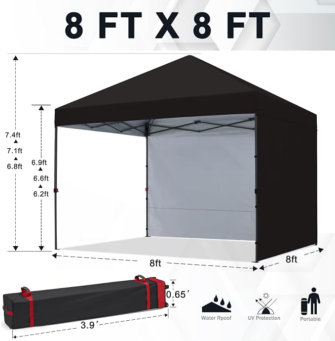 COOSHADE Pop Up Canopy Tent 8x8 - Image 5