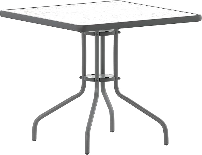 Flash Furniture TLH-0732SQ-017CSV4-GG Lila 31.5'' Square Glass Table - Image 11