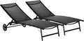 Outsunny Chaise Lounge Outdoor, 2 Piece Lounge Chair by Outsunny