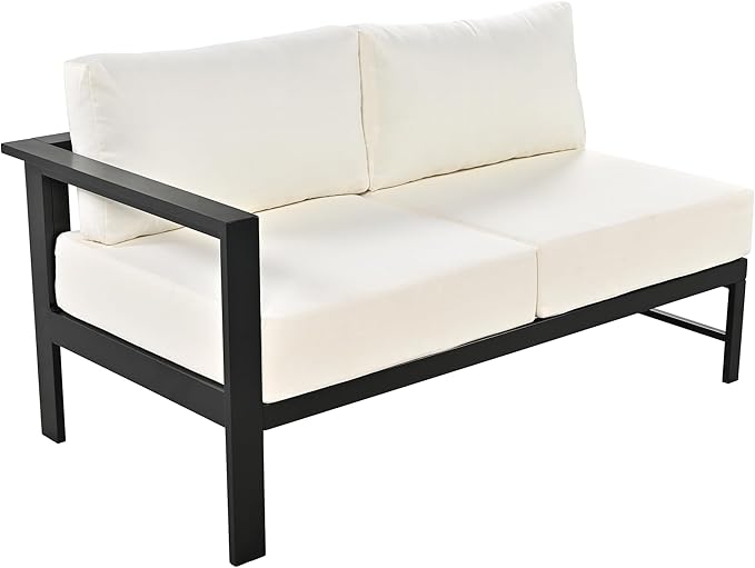 Multi-Person Outdoor Sofa Set, U-Shaped Aluminum Outdoor Sofa Set - Image 6