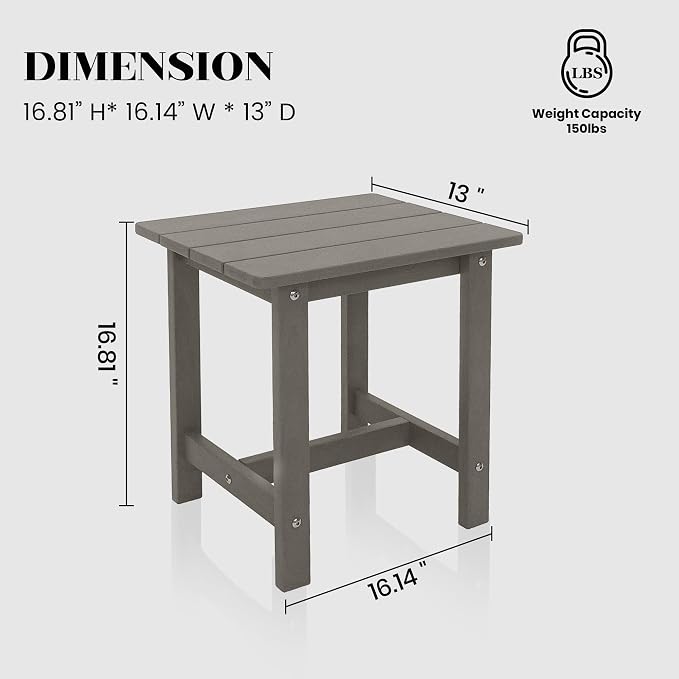 Outdoor Side Table, Small Adirondack Side Table - Image 3