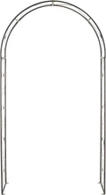 SAFAVIEH Outdoor Collection Atticus Black Rust Lattice Wrought Iron Arch Garden by SAFAVIEH
