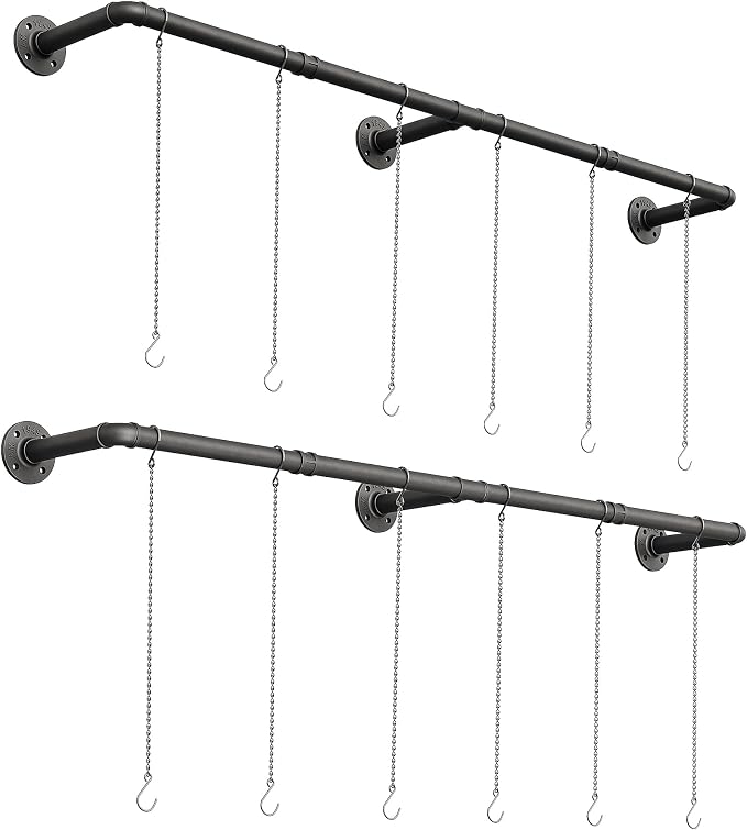 Plant Haning Rod, 2 Pack Hanging Planters - Image 8