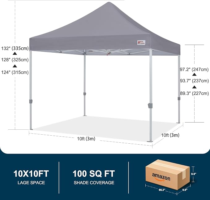 MASTERCANOPY Pop Up Canopy Tent Commercial Grade 10x10 Instant Shelter - Image 4