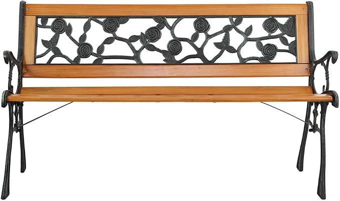 Patio Bench, Outdoor Garden Bench Park Bench, Patio Bench Chair - Image 5