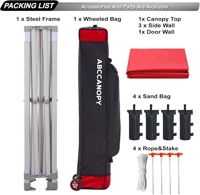 ABCCANOPY Easy Pop Up Canopy Tent - Image 5