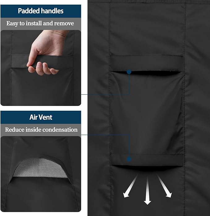 Easy-Going Square Patio Furniture Cover Waterproof Outdoor Dining Table and - Image 6