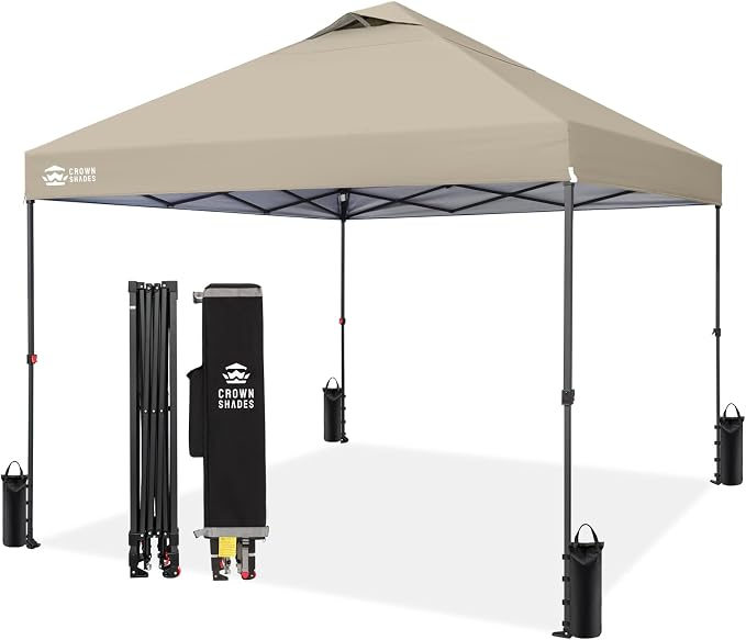 CROWN SHADES 10x10 Pop Up Canopy Tent by CrownShades