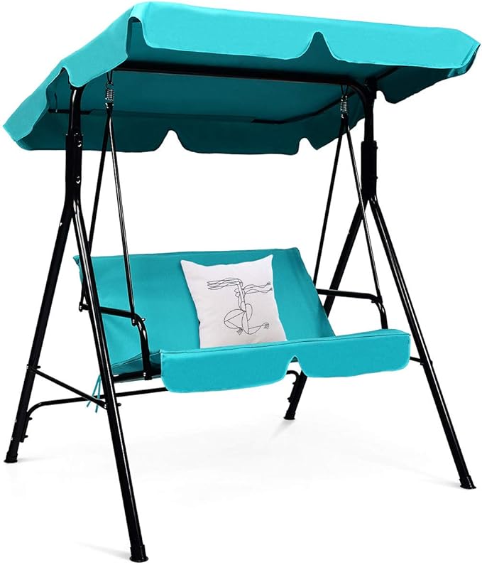 Tangkula 2 Person Porch Swing, Outdoor Swing - Image 9