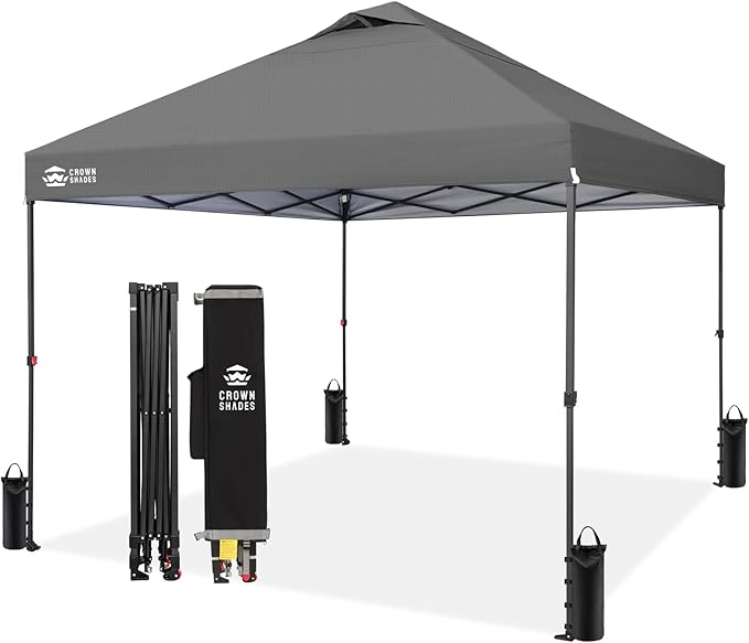 CROWN SHADES 10x10 Pop Up Canopy Tent by CrownShades