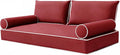 Olefin Twin Outdoor Mattress Package Daybed Cushion Set，Twin Size Porch Swing by Unknown