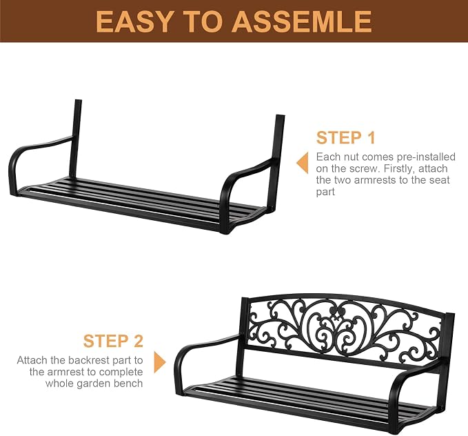 Outvita Outdoor Bench - Image 5