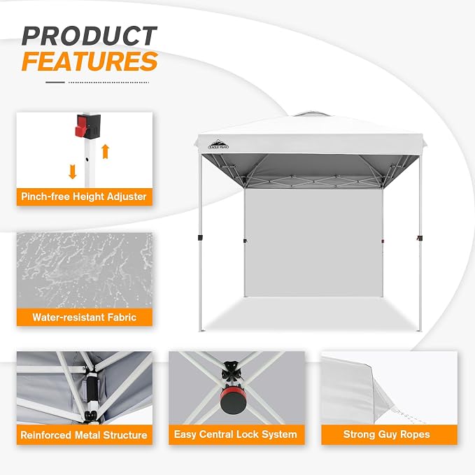 EAGLE PEAK Commercial Canopy 8x8 Pop Up Canopy Tent - Image 2