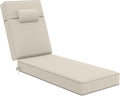 80 x 26 x 4 Inch Olefin Chaise Lounge Cushions, Lounge Chair Cushions by Unknown