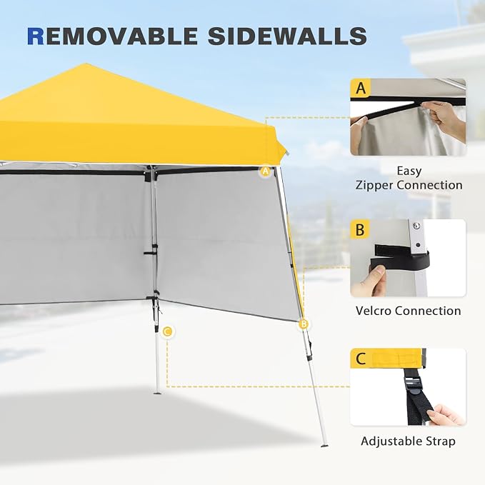 EAGLE PEAK Day Tripper 8x8 Aluminum Super-Lightweight Slant Leg Pop Up Canopy - Image 7